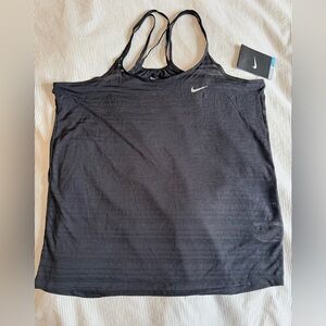 Nike Dri-Fit strappy sheer tank top size Small